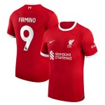 Günstige Fußballtrikots Liverpool 2023-24 Firmino 9 Heimtrikot Kurzarm